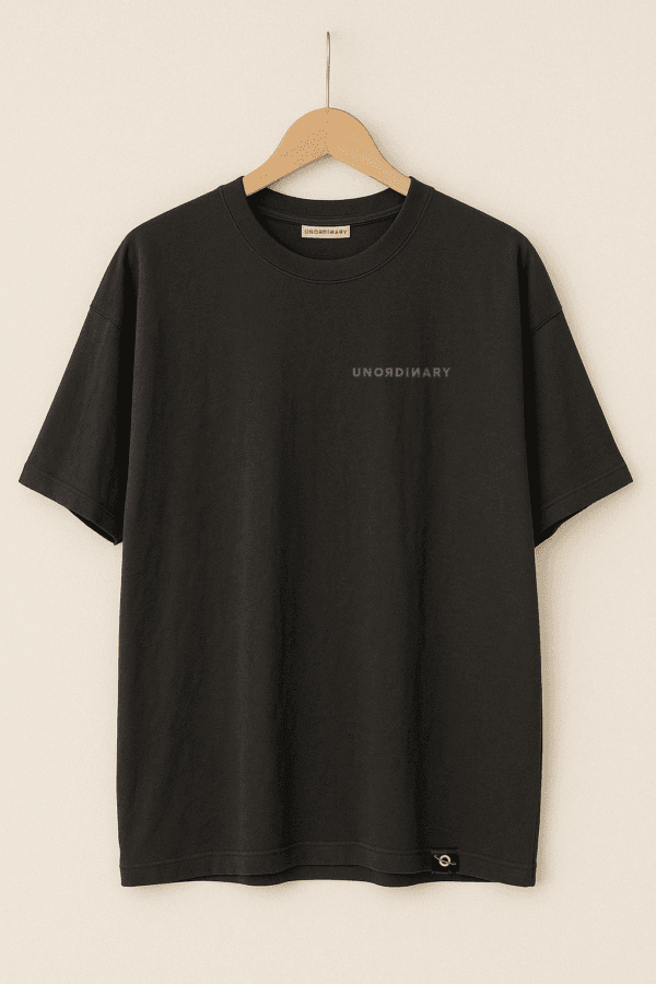 Playera Oversize - Negro | EVERYWHERE